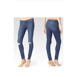Paige Verdugo Ankle Ultra‎ Skinny Stretch Denim blue jeans size 31